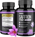 DMoose Saffron Extract (88.5 mg) - 에너지 강화, 지원 눈 건강 - 남성 및 여성을위한 비 GMO Saffron 보충 - 60 캡슐 (2 개월 서빙) (60 개)