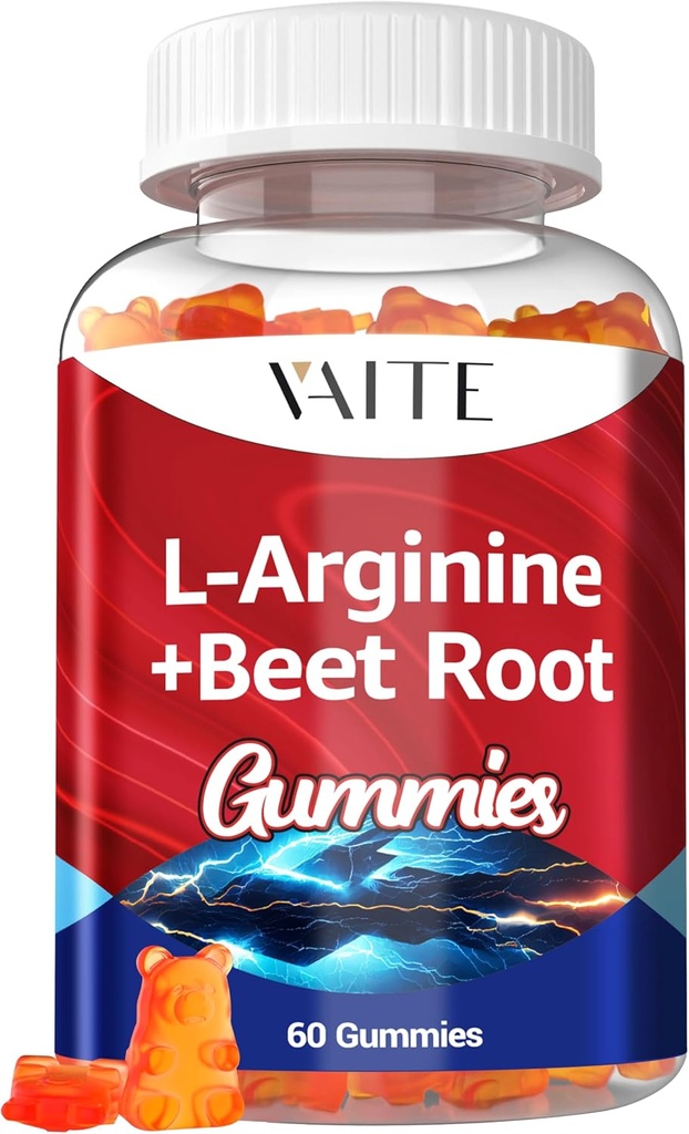 L Arginine 보충교재 사탕수수수 뿌리 Gummies - 두 배 힘, 에너지 부스트, 순환 지원 및 stamina의 남자와 여자, Vegan Gummy, Non-GMO, Sugar-Free를 위한 유기 Chewable 베레트 보충교재