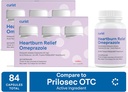 Curist Omeprazole 20mg 대량 84 ct (2 팩 42 ct) 캡슐 Delayed-Release - Heartburn 구호를위한 산성 Reflux 약 - Omeprazole 마그네슘 20.6mg 84 캡슐