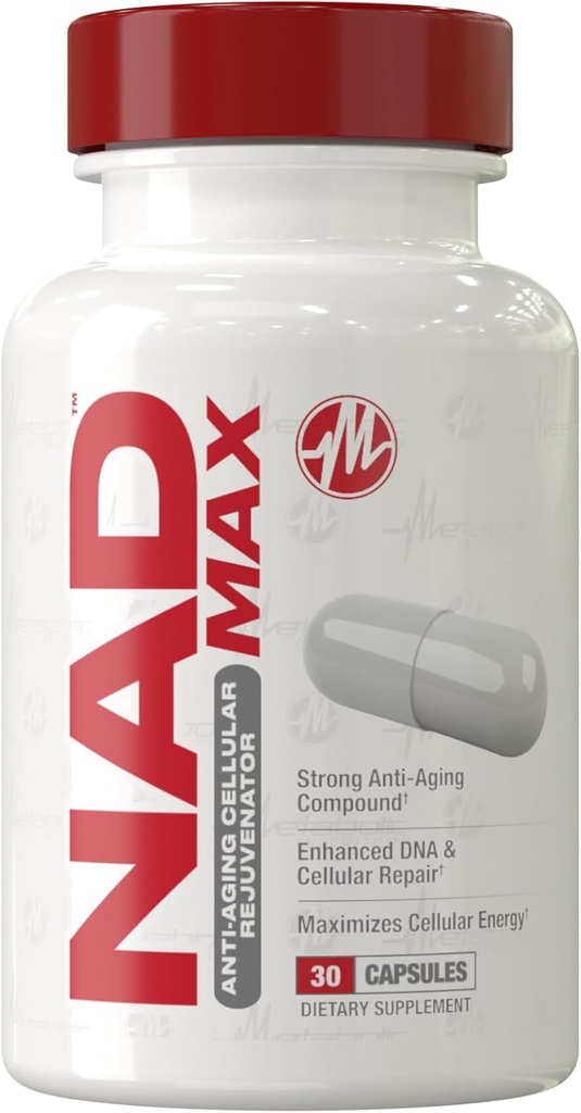 대사 영양 NAD MAX 350mg 노화 방지 셀룰러 회춘기, 세포질 에너지와 Mitochondrial 기능, 30 일 공급을 지원하십시오