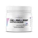 Livingood Daily Pre Pro Post Biotics Blend Powder, 유기 블루 Agave Inulin, SBO Probiotics, 여성 및 남성을위한 Probiotics, 비 GMO, Vegan, 30 서빙