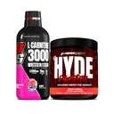 PROSUPPS L-Carnitine 3000 Stimulant Free Liquid Shot (베리) 및 Mr. Hyde Signature Series Pre-Workout Energy Powdered Drink (Fruit Punch) 번들
