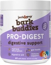 개를위한 Jack&Pup Probiotic Chews - Dog Probiotic Chews Small and Medium - Pro-Digest Bark Buddies (최대 40 파운드) 강아지 Probiotic Dog Chews, 애완 동물 Probiotics for Dogs - 강아지를위한 Probiotics (60ct)