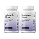 Melatonin 20mg 빠른 용해 정제 - 높은 효능, 빠른 행동, 자연 수면 지원 - 성인을위한 수면 보조 - 비 Graoggy, 약물 - 무료 공식 - 120 수면 알약 - 2 팩