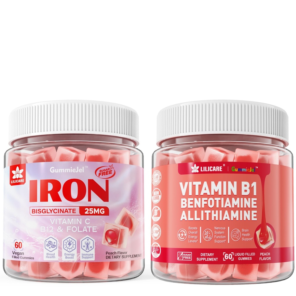 비건 철 Gummies+비타민 B1 Gummies