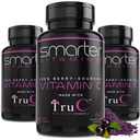 (3 팩) Berries, 프리미엄 산화 방지제, Bioflavonoids & Polyphenols, 180 Vegan 캡슐에서 익지않는 전체적인 음식 비타민 C 자연적인 면역성이 있는 지원
