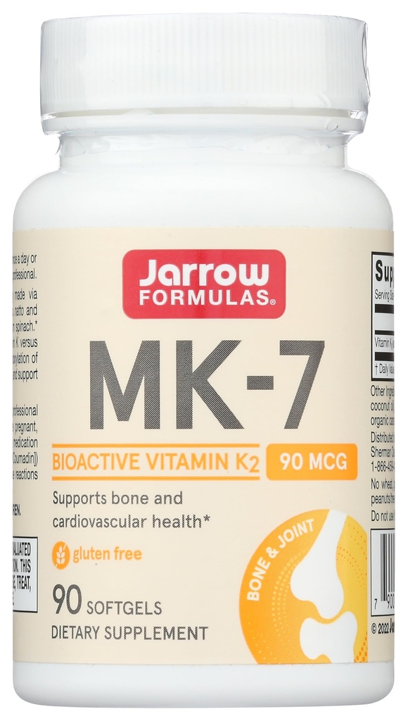 Jarrow 공식 MK-7, 90 mcg, 90 Softgels