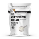 그냥! - Whey Protein Isolate, Ultra Premium Grass-Fed, Unflavored, 미국에서 만든, 순수한 90 % 단백질, 만 1g Carb, 설탕 추가 없음 (1.25 파운드)