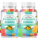 softbear 칼륨 구연산염 Gummies, 높은 Potency 칼륨 구연산염 1000mg는 성인 & 아이를 위한 다리 Cramps & 근육 건강 칼륨 Gummies를 혼합 과일 풍미 120 조사 지원합니다