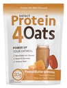 PEScience Protein4Oats, Whey 및 Casein, Gluten Free, Peanut Butter 및 Honey, 12 서빙과 놀라운 Tasting Protein Oatmeal을 만드는 단백질 분말