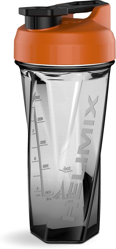 HELIMIX 2.0 Vortex Blender Shaker Bottle Holds upto 28oz | Blending Ball or Whisk | USA Made | 휴대용 Pre Workout Whey Protein Drink Shaker Cup | 믹스 칵테일 스무디 쉐이크 | 톱 랙 안전