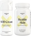 번들: SOD Superoxide Dismutase 얼굴 크림 및 건강한 피부 노화 방지 보충교재