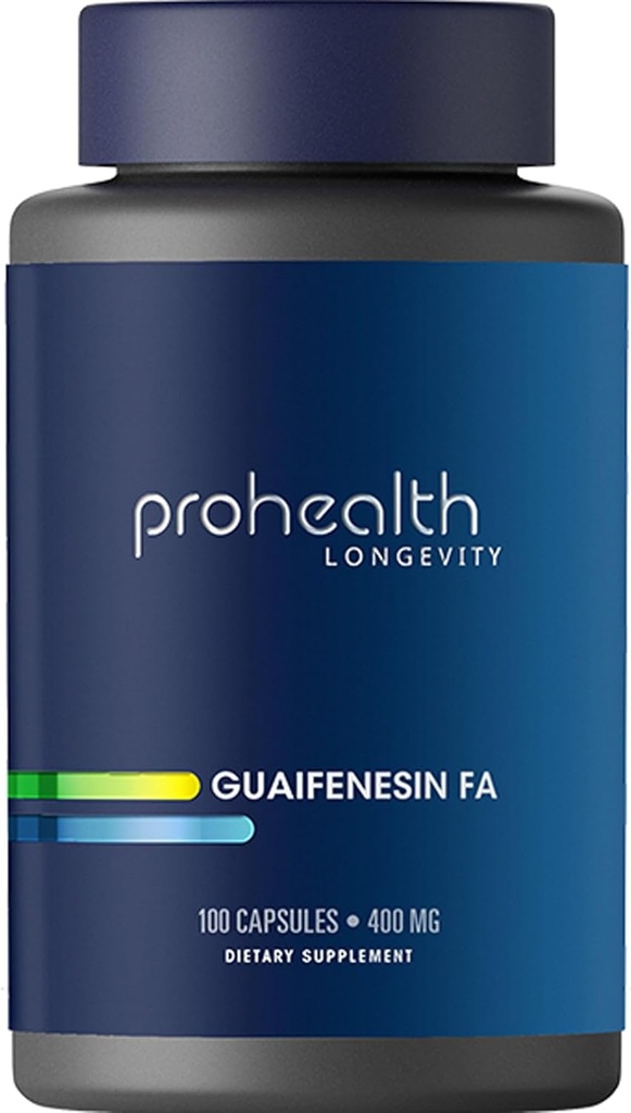 ProHealth Guaifenesin FA (100 캡슐, 400 mg)