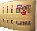 4 박스 미국 인삼 뿌리 — 슈퍼 롱 점보 Wisconsin Ginseng (4oz/Box) 남성 및 여성을위한 성능 및 정신 건강