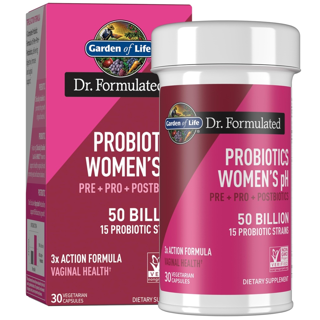 생명 박사의 정원은 매일 3-in-1 완전한 Prebiotics, Postbiotics & Probiotics for Women, PRE + PRO + POSTBIOTIC 보충 여자의 소화, 면역 & 질 건강, 30 일 공급
