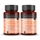 두 배 힘 실리카 단지 – 6 달 공급! (2000mg 말 꼬리 추출물 x 180의 정제 (2개의 병 90))