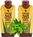 영원히 생활 알로에 Vera Gel® Minis (330mL/11.15oz 각각) 99.7% 순수한 안 잎 알로에 Vera 젤, 추가된 보존제 없음. 글루텐 프리 (패킹 2)