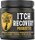 Doc Itchy: Allergy Armor Itch Recovery Probiotic | Dog Chews | Clinical-Strength, Medically Researched | Restore Gut & Skin Health | 알레르기 및 치아에 효과적 | 식품 알레르기 안전 | Vegan | 90 개
