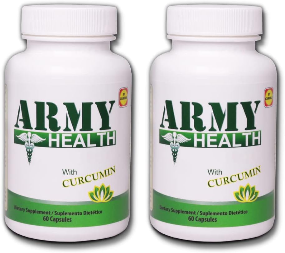 100 % 천연 심황 Curcumin 60 캡슐 - 생강, Boswellia Serrata - 통증 지원 불편 - 목 통증 및 BackAche - 2-120 캡의 관절 및 근육 지원 팩