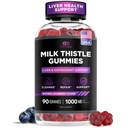 EFFECTIVE NUTRA 우유 이틀 구미 | 슈즈프리 우유 이틀 추출물 1000mg for Liver Detox & Antioxidant Support | Vegan, Gluten-Free| 45일 공급, 천연 베리 맛, 미국 (90 개)