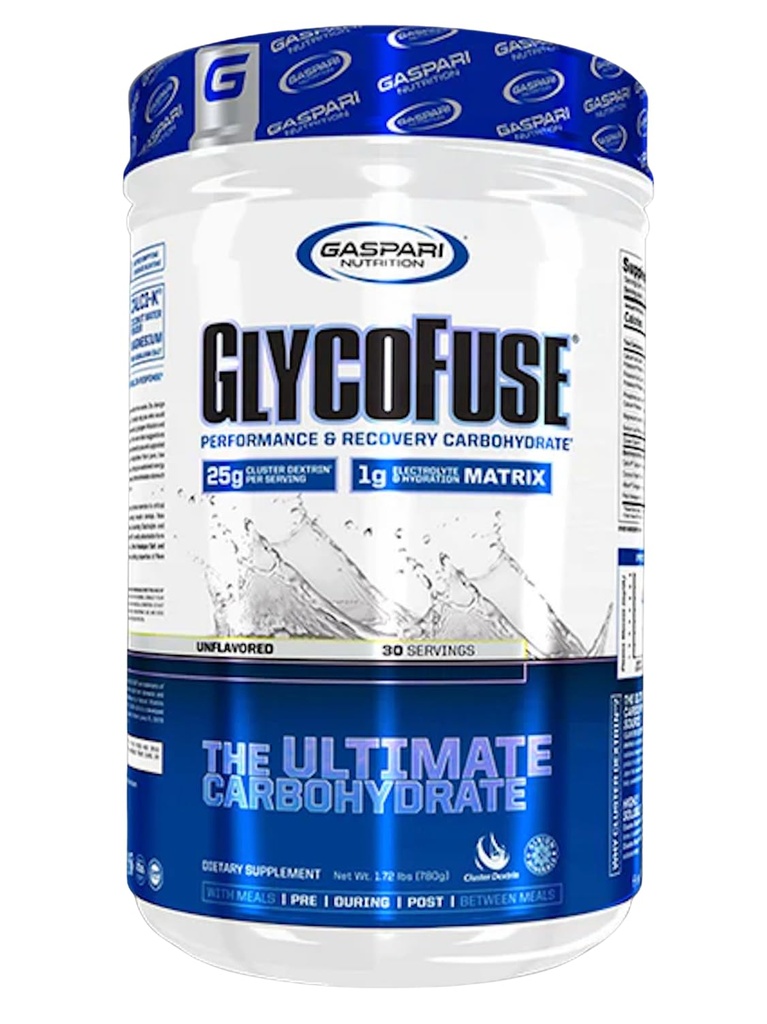 Gaspari Nutrition Glycofuse : 성능 및 복구 탄수화물, 25g 클러스터 Dextrin 및 1g Electrolyte 및 Hydration Matrix (30 서빙, 불발)