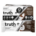 Truth Bar 건강한 식사, Chia, Plant based, Prebiotics & Probiotics, 높은 섬유, 낮은 설탕, Keto, Kosher, Dark Chocolate, Vegan, Gluten Free, 12 Ct, 45g ea.