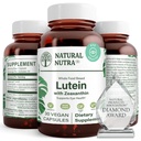자연적인 Nutra Lutein와 Zeaxanthin 보충교재는, 시각 건강을 유지하고, 눈, Zeaxanthin & Isomers의 강화 수준, 지원 눈 건강, 글루텐 자유로운, Soy 자유로운, 20mg - 30의 캡슐에 있는 세포를 보호합니다