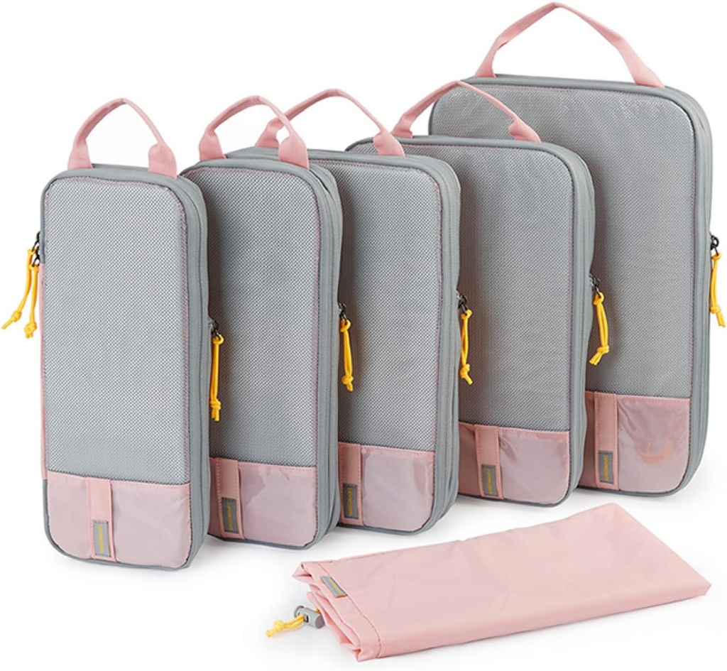 BAGSMART 6 세트 /4 세트/2 세트 압축 포장 큐브를 위한 여행, 경량 수화물 주최자 가방, 튼튼한 공간 보호 가방 여행 필수