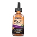 SBR 영양 Biotin 액체 하락, 서빙 당 5000mcg (60) 1.0Fl.oz (30ml) 바닐라