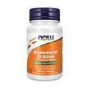NOW Foods, Probiotic-10TM, 25 Billion, 10 Probiotic Strains, Dairy, Soy 및 Gluten 무료, Strain Verified, 50 Veg 캡슐