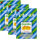 Golden Throat Lozenge Cough Drops (Jinsangzi Houpian) (12 팩 당 Lozenges) (3 팩)