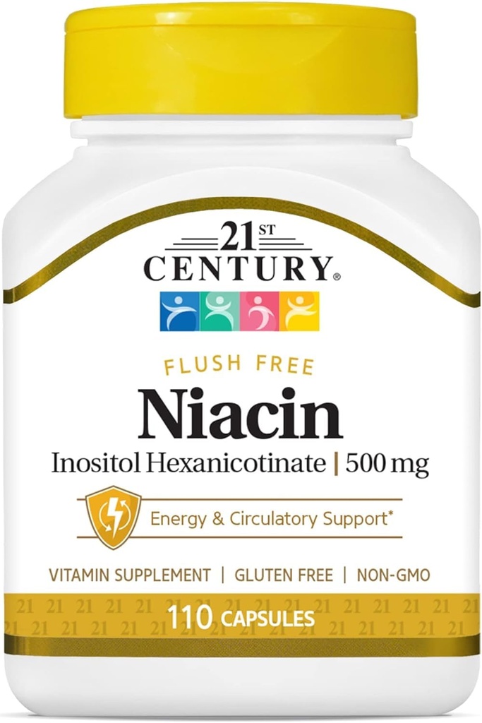 Niacin Flush 무료 500 밀리그램 110 캡슐