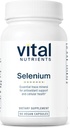 Vital Nutrients - 셀렌 - 강력한 산화 방지제 지원 - 병 당 90 채식 캡슐 - 200 mcg