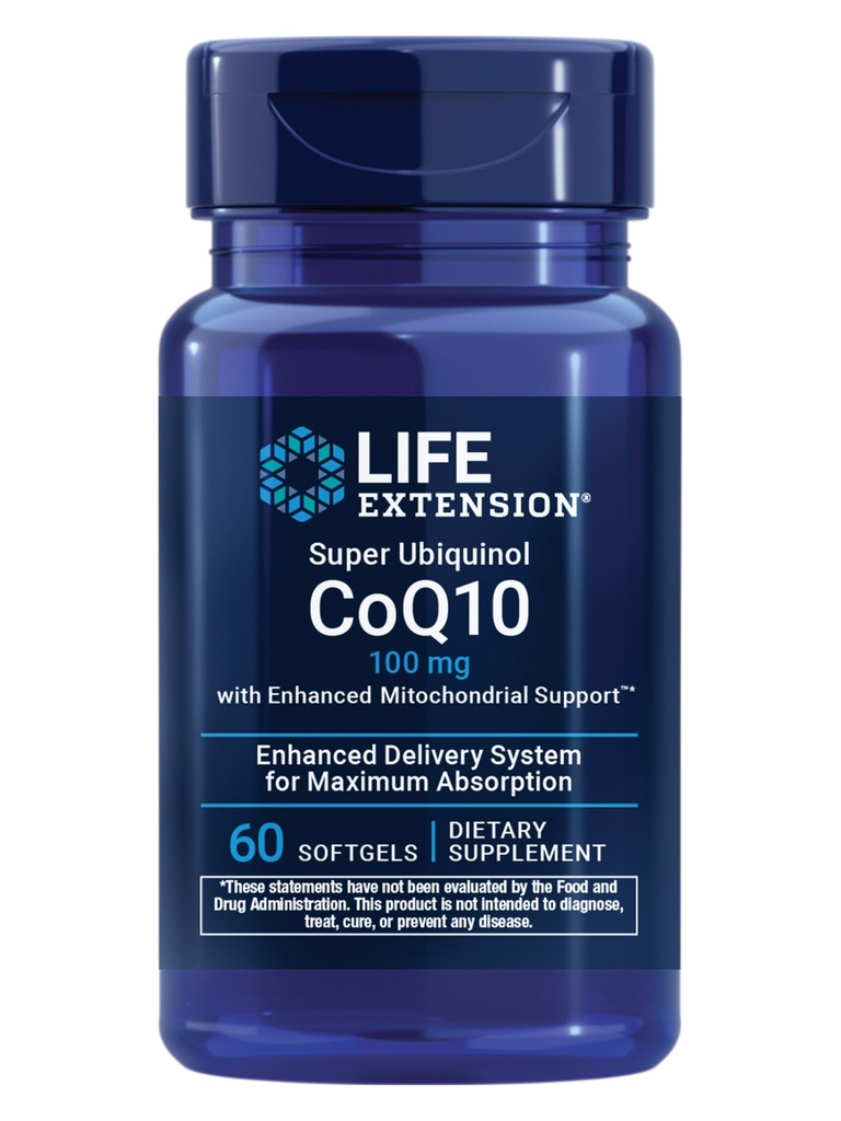 생명 연장 강화되는 Mitochondrial 지원, 유력한 심장 건강 & 세포 에너지 생산 지원, Ultra-absorbable, 글루텐 자유로운, 비 GMO, 100 mg, 60 softgels를 가진 최고 Ubiquinol CoQ10