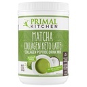 Primal 부엌 Matcha 교원질 Keto Latte 분말, 설탕 자유로운 교원질 펩티드, 9.33 온스