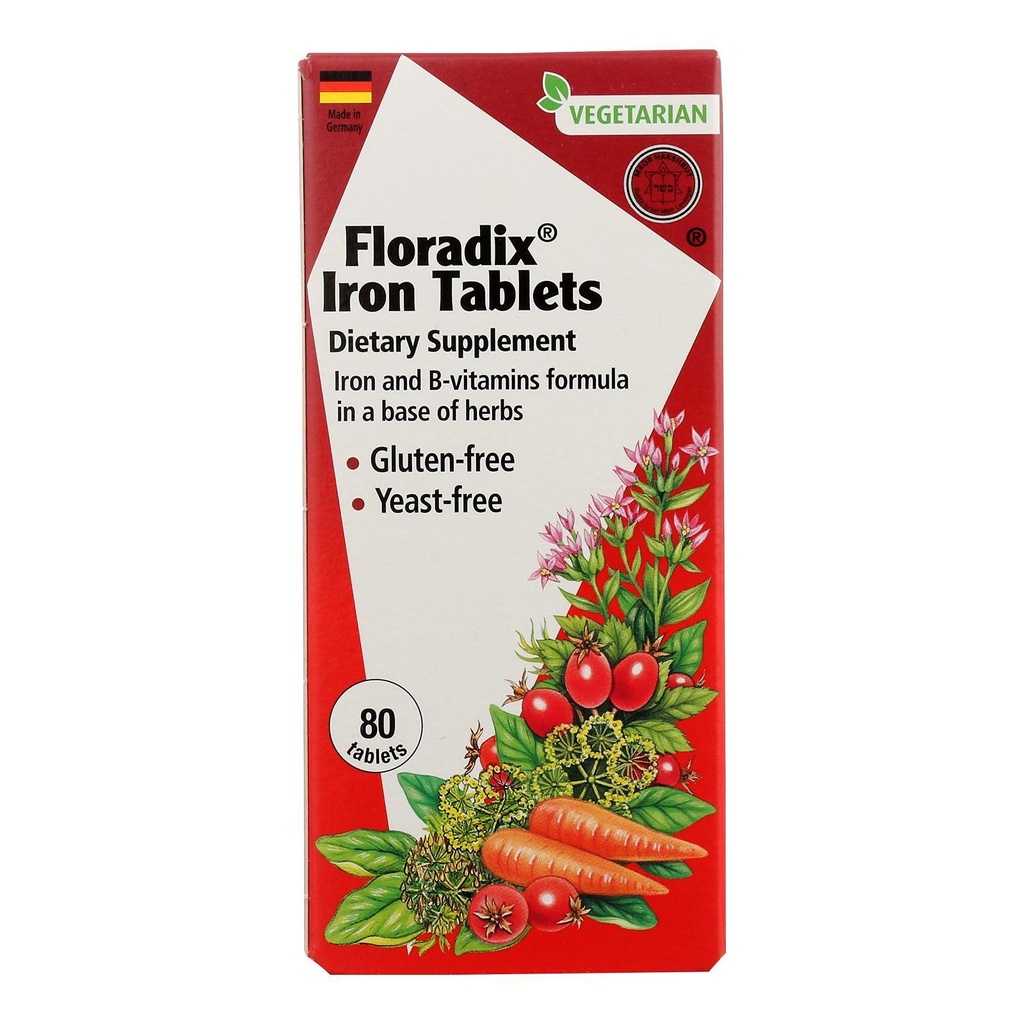 FLORA 철 Floradix, 80 CT