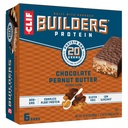 CLIF BUILDERS Protein Bar - 초콜릿 땅콩 버터 맛 - 20g 식물 기반 단백질 - 글루텐 무료 - 비 GMO - 낮은 글리세라이드 - 인공 감미료 없음 - 2.4 oz. (6 팩)