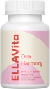 OVA 하모니 - Myo & D Chiro Inositol 캡슐 - 40 : 1 비율 - Ovarian Function Support - Hormonal Balance - 120 Inositol 보충 캡슐