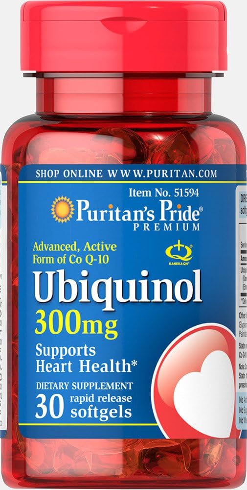 Puritan의 Pride Ubiquinol 300 mg Softgels, 30 조사
