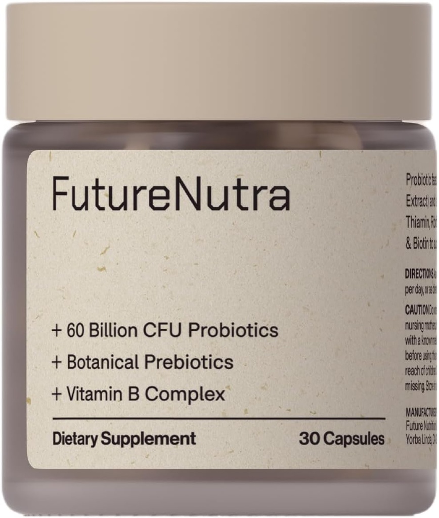 10 고급 균류, Prebiotics 및 B 비타민 총 소화 및 면역 건강, Occasional 변비 지원, 부유, 설사 - 30 개 / 병