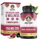 고대 Bliss Resveratrol 강력한 산화 방지제는 녹차, 남자 & 여자를 위한 건강한 시효를 위한 포도씨 추출물을 가진 보충교재를 보충합니다