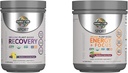 생명 채식 유기 식물 기반 포스트 운동 회복 분말의 정원, 30 서빙, 15.7 Oz & Pre 운동 에너지 분말, 40 서빙, 8.14 Oz 번들