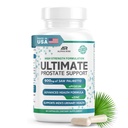 남자에 대 한 최고의 Over-the-Counter 전립선 지원 건강 보충 - 600 mg 톱 Palmetto 300mg Pygeum - 16 허브 + 아연 - 확대된 전립선에서 완화 & 정지 빈번한 소변 - 60 캡슐