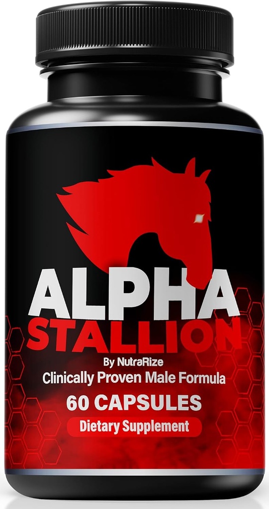 남자를 위한 알파 Stallion 알약, 남성 성과를 위한 매일 영양 공식 및 Confidence, 모든 자연적인 알파 Stallion 캡슐 전반적인 건강을 지원하기 위하여, 공식적인 AlphaStallion 리뷰 (60의 캡슐)