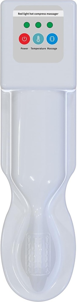 ALLANZ Red Light Hot Compress Massager, Post-Surgical Recovery 및 Soothing Pain Relief 용 휴대용 치질 완화 장치 - Unblock Channels & Promote Comfort