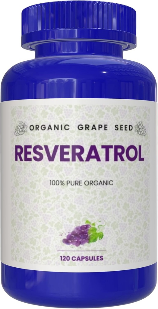 100% 순수한 유기 Beneficial Resveratrol, 120의 캡슐, 산화 방지제 & Trans-Resveratrol는, 노화 방지, 심장 혈관 지원, 면역 부스트, 정신 Clarity 승진시킵니다