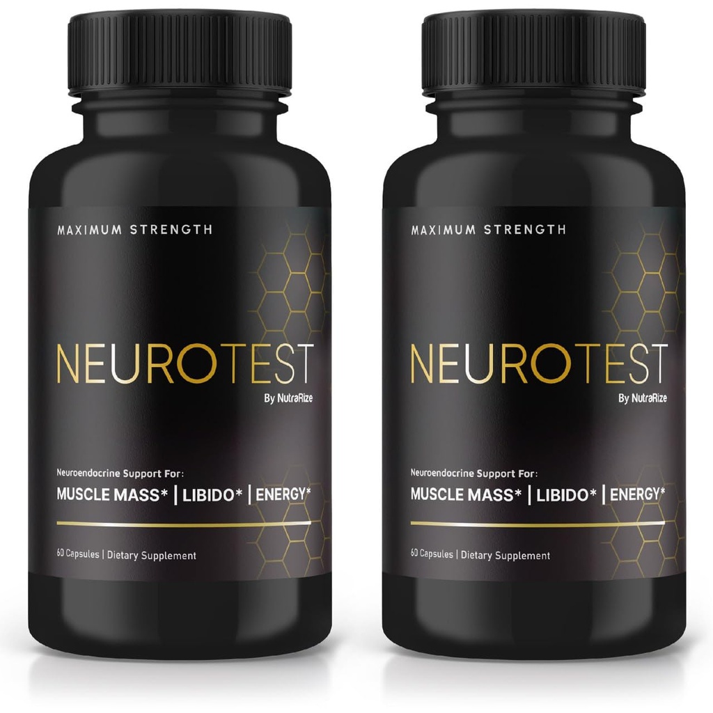(2 팩) NeuroTest 캡슐 - NeuroTest 규정식 보충교재 남자를 위한 NeuroTest 규정식 보충교재, 전반적인 웰빙 및 최고봉 성과를 위한 NeuroTest 매일 공식, 진보된 공식 알약, 신경 시험 리뷰 (120의 캡슐)