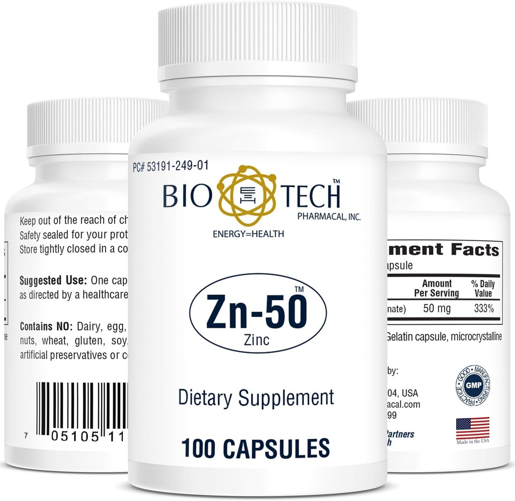 BioTech 약학 - Zn-50-100 조사