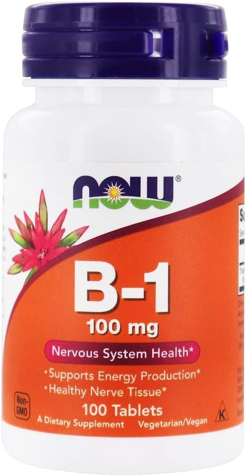 이제 식품 비타민 B-1 (Thiamine), 100 정제 / 100mg (팩 2)