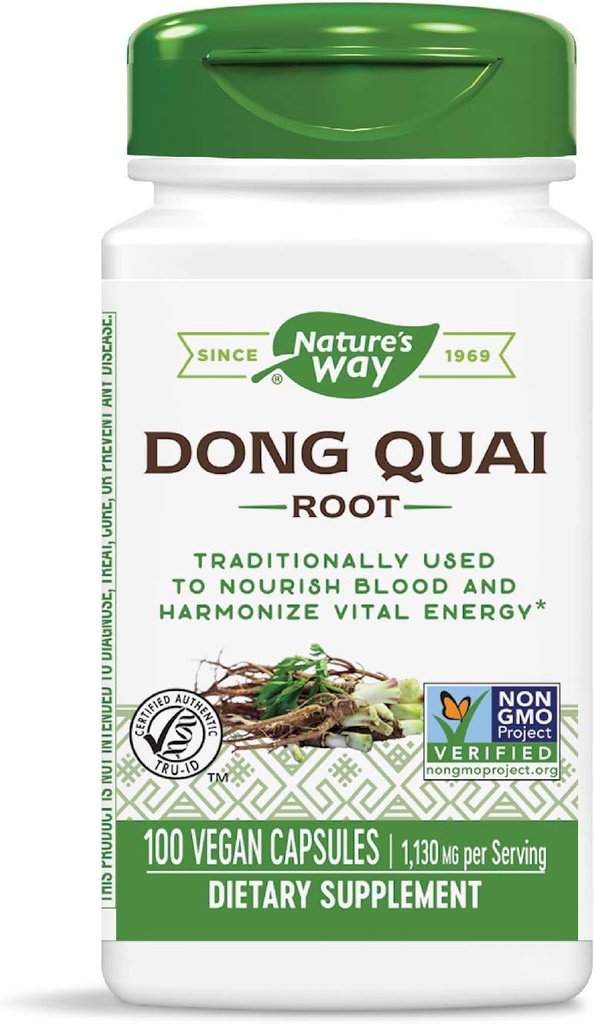 자연의 방법 Dong Quai 뿌리, 565mg의 100개의 캡슐 (2의 포장)